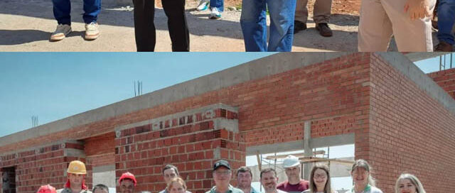 Alberdi: Passalacqua supervisó el avance de la obra de la EPET 53