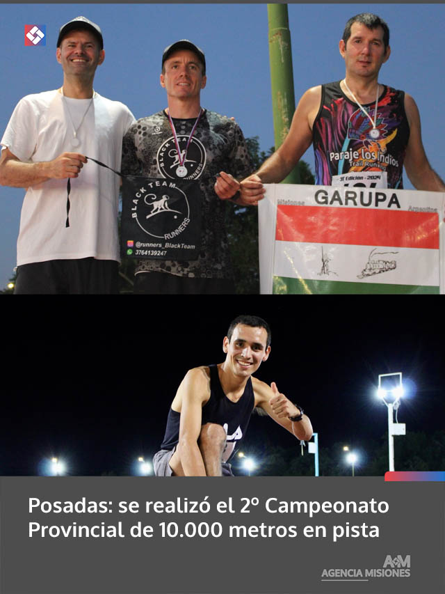 Posadas: se realizó el 2º Campeonato Provincial de 10.000 metros en pista