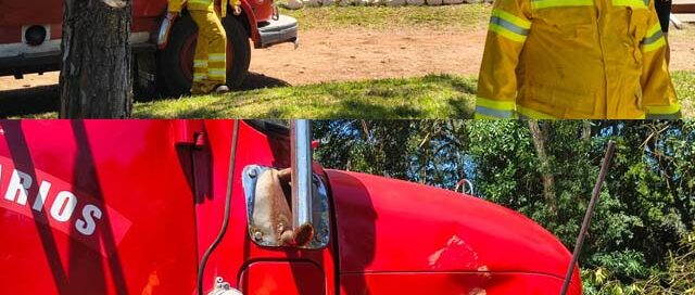 Incendio de pastizal en barrio San Juan y agresión a una autobomba en El Alcázar