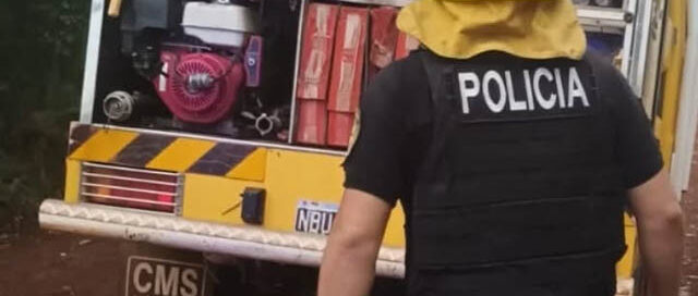 Loreto: constataron caída de cable sobre la Ruta Nacional 12 tras el temporal