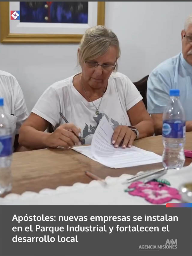 Apóstoles: nuevas empresas se instalan en el Parque Industrial y fortalecen el desarrollo local