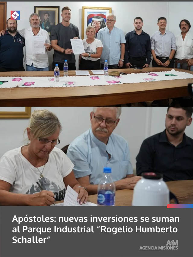 Apóstoles: nuevas inversiones se suman al Parque Industrial “Rogelio Humberto Schaller”