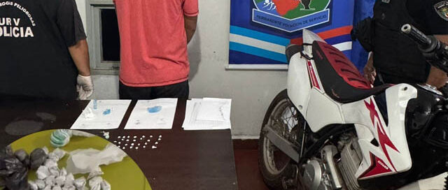 Puerto Esperanza: intentó evadir un control, llevaba droga valuada en más de 8 millones y terminó detenido