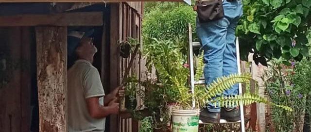 Wanda avanza con el Plan Techo para mejorar viviendas de familias de bajos recursos