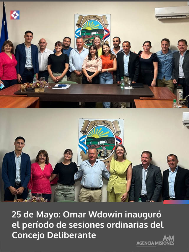 25 de Mayo: Omar Wdowin inauguró el período de sesiones ordinarias del Concejo Deliberante
