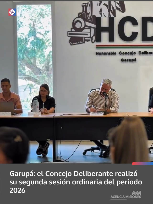 Garupá: el Concejo Deliberante realizó su segunda sesión ordinaria del período 2026