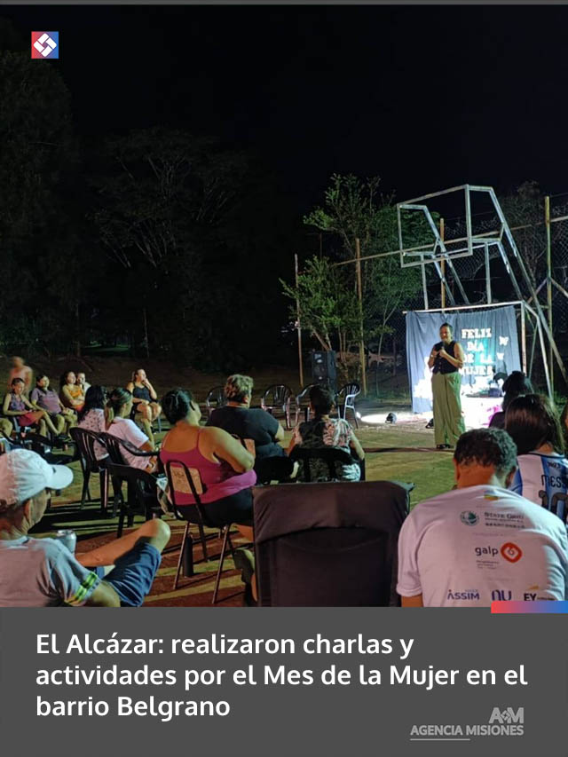 El Alcázar: realizaron charlas y actividades por el Mes de la Mujer en el barrio Belgrano