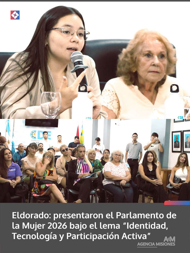 Eldorado: presentaron el Parlamento de la Mujer 2026 bajo el lema “Identidad, Tecnología y Participación Activa”