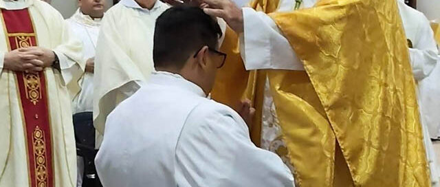 Eldorado: ordenaron diácono a Ramiro Nicolás Grün en la solemnidad de la Anunciación