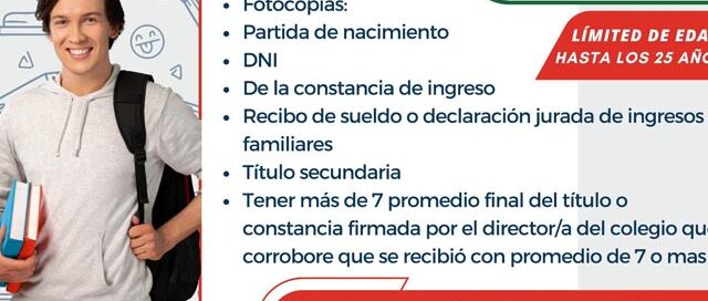 Campo Viera abrió la inscripción para las Becas Municipales 2026 destinadas a estudiantes de nivel superior