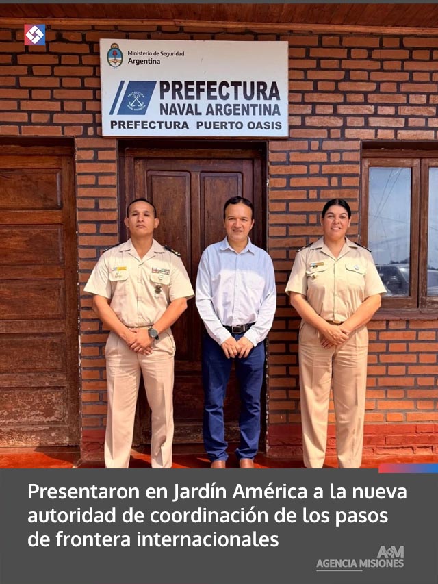 Presentaron en Jardín América a la nueva autoridad de coordinación de los pasos de frontera internacionales
