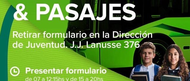 Apóstoles extendió el plazo de inscripción para becas municipales y pasajes estudiantiles