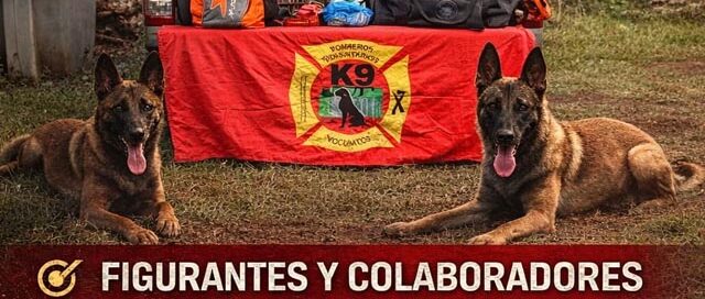 Bomberos Voluntarios de Iguazú convocan a voluntarios para la unidad canina K9