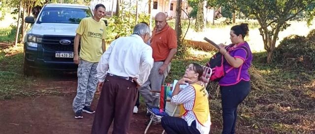 Realizaron una jornada de vacunación y asistencia social en barrios de Colonia Delicia