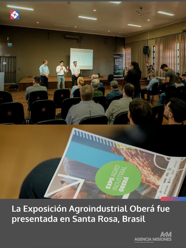 La Exposición Agroindustrial Oberá fue presentada en Santa Rosa, Brasil