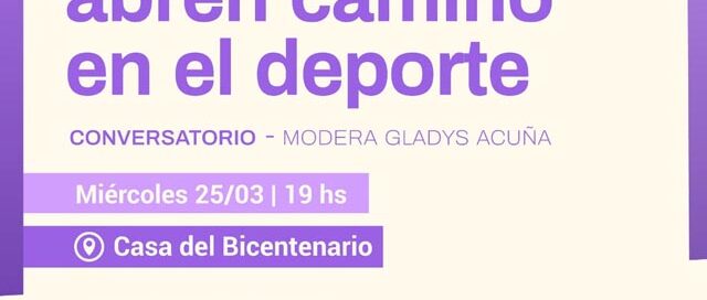 Oberá: realizarán el conversatorio “Mujeres que abren camino en el deporte”