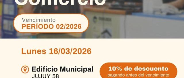 Oberá: informan el vencimiento de la Tasa de Comercio con descuento por pago anticipado