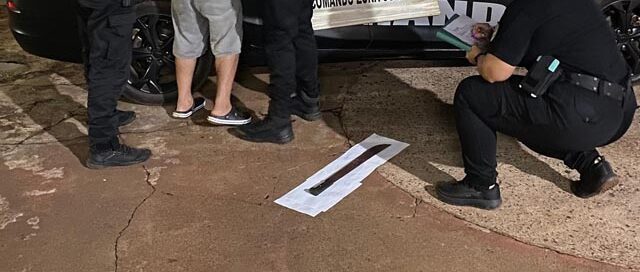 Detuvieron en Oberá a un hombre que amenazó de muerte a su expareja con un machete