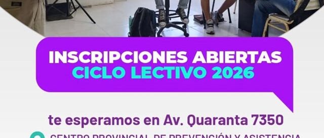 Abrieron las inscripciones para talleres de oficios gratuitos en el Centro Provincial de Prevención