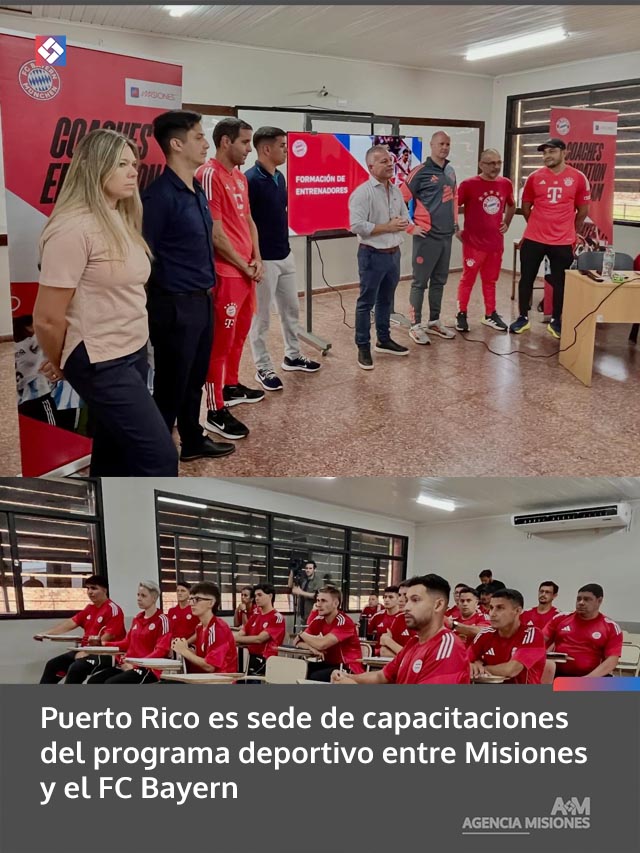 Puerto Rico es sede de capacitaciones del programa deportivo entre Misiones y el FC Bayern