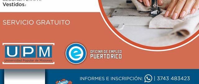 Puerto Rico abre inscripciones para un curso de confección que se dictará en el CIC del barrio San Francisco