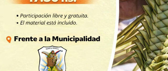 San José realizará un taller de trenzado de ramos en la previa del Domingo de Ramos