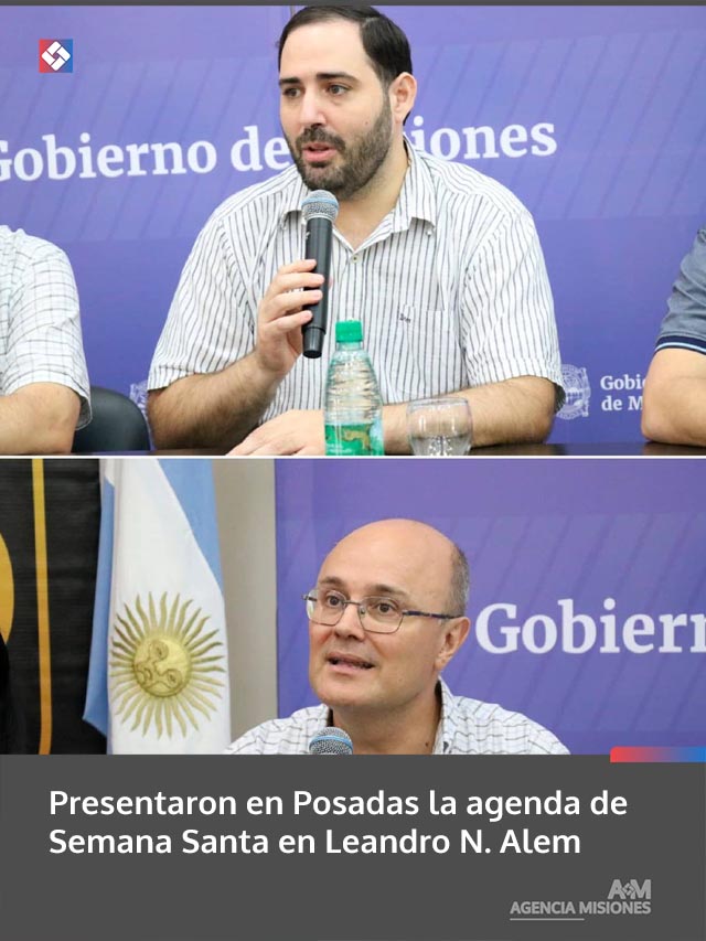 Presentaron en Posadas la agenda de Semana Santa en Leandro N. Alem
