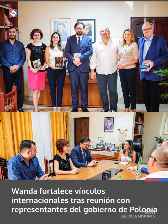 Wanda fortalece vínculos internacionales tras reunión con representantes del gobierno de Polonia