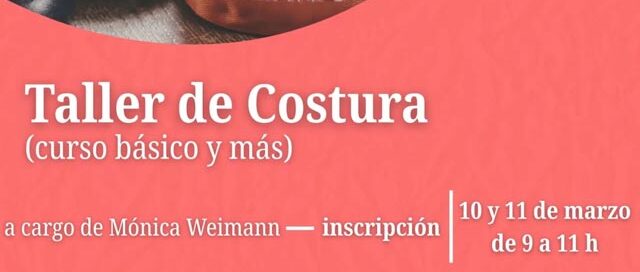 Wanda: abren inscripciones para talleres municipales de costura y lencería