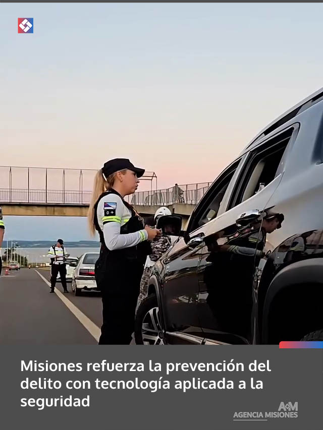 Misiones refuerza la prevención del delito con tecnología aplicada a la seguridad