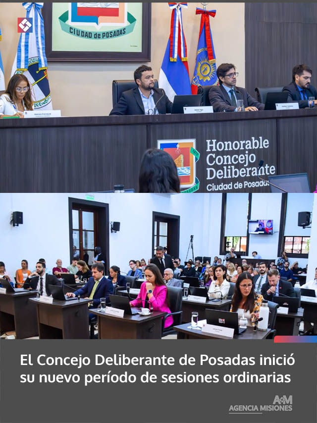 El Concejo Deliberante de Posadas inició su nuevo período de sesiones ordinarias