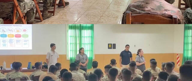 San Javier: realizaron taller de sensibilización sobre consumos problemáticos en el Regimiento de Infantería de Monte 9