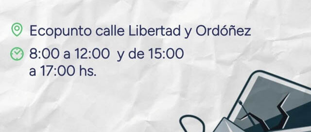 San Javier: convocan a la Primera Jornada Provincial de Reciclaje Electrónico