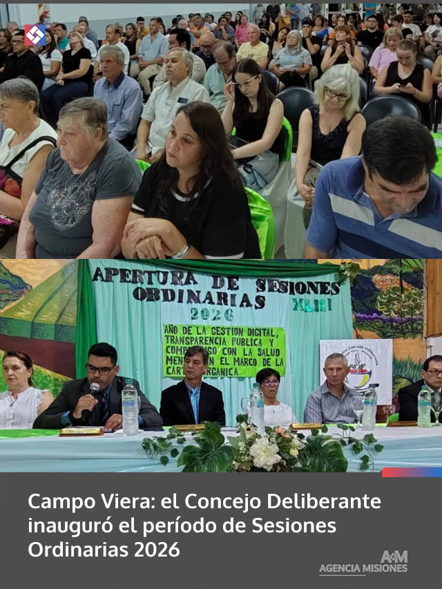 Campo Viera: el Concejo Deliberante inauguró el período de Sesiones Ordinarias 2026