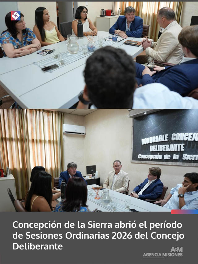 Concepción de la Sierra abrió el período de Sesiones Ordinarias 2026 del Concejo Deliberante