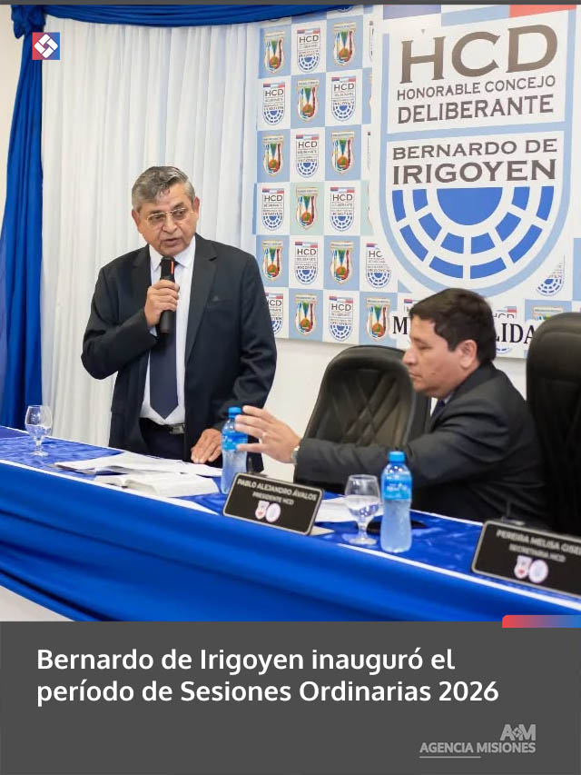 Bernardo de Irigoyen inauguró el período de Sesiones Ordinarias 2026