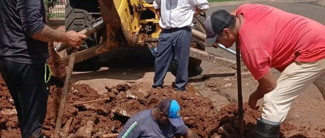 Bernardo de Irigoyen: realizaron reparaciones en la red de agua potable en dos barrios