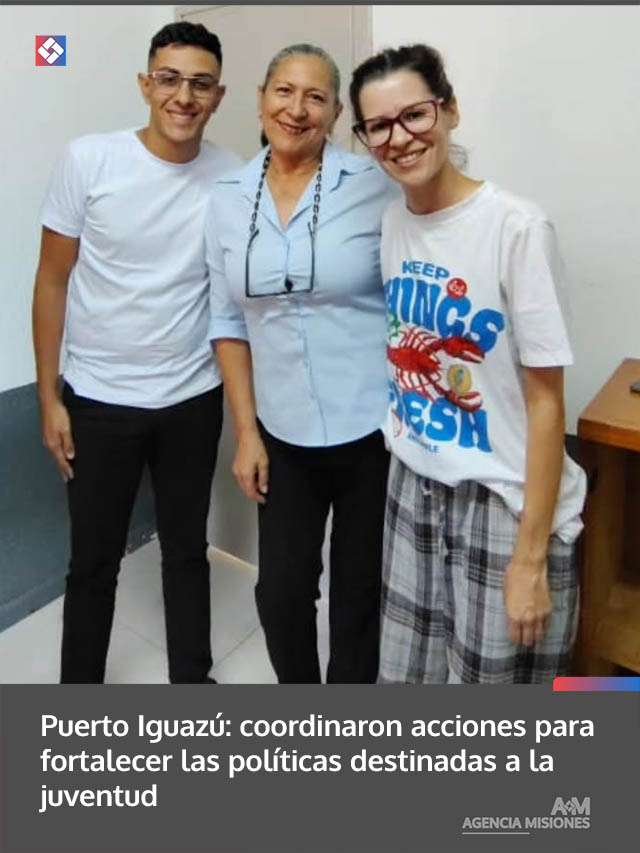 Puerto Iguazú: coordinaron acciones para fortalecer las políticas destinadas a la juventud
