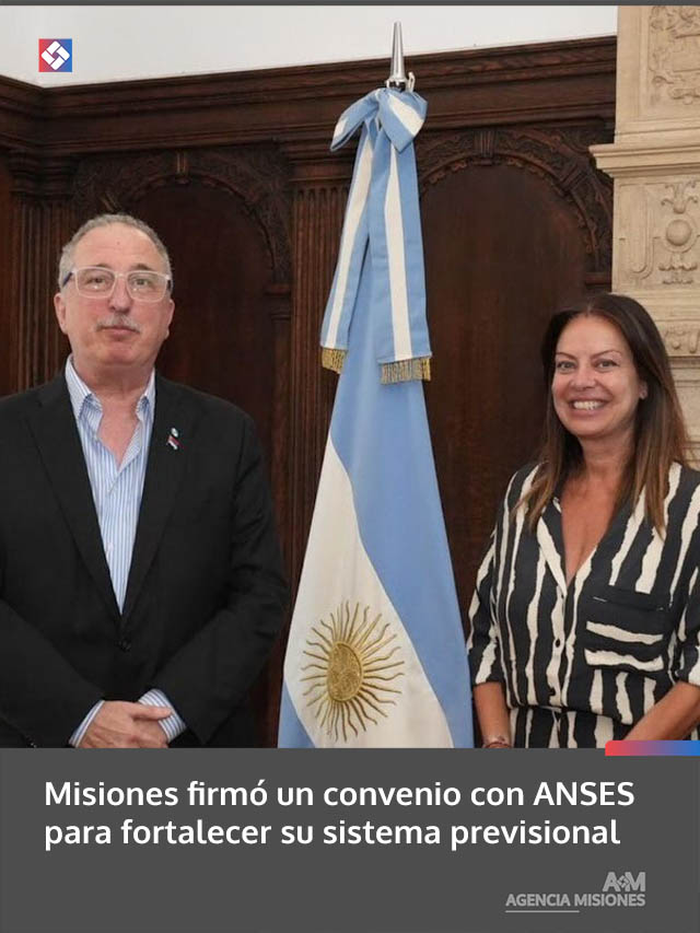 Misiones firmó un convenio con ANSES para fortalecer su sistema previsional
