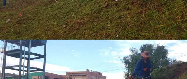 Bernardo de Irigoyen: intensifican trabajos de limpieza y colocan cartelería en la vía pública