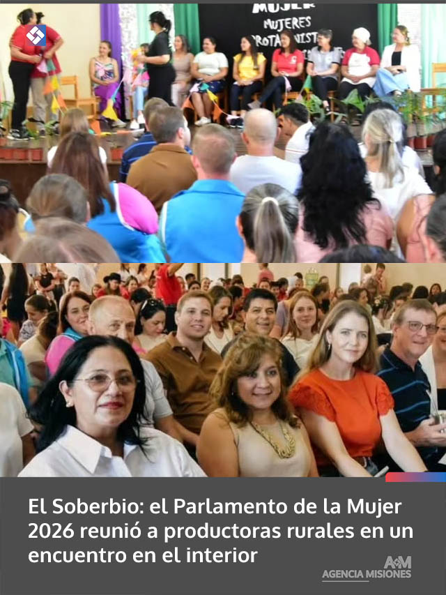 El Soberbio: el Parlamento de la Mujer 2026 reunió a productoras rurales en un encuentro en el interior