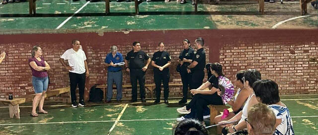 Puerto Esperanza: fortalecen la prevención con reuniones entre la Policía y vecinos del barrio Km 10