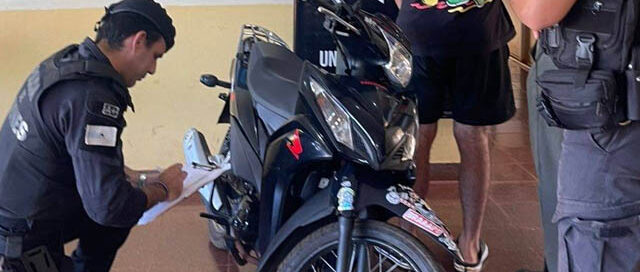 Wanda: publicaba picadas en redes, fue detenido y la moto tenía pedido de secuestro por robo