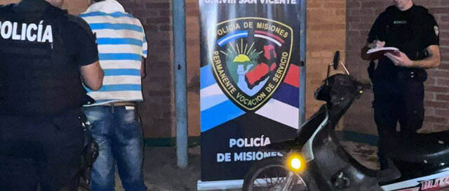 El Soberbio: detuvieron a dos motociclistas alcoholizados tras despistes