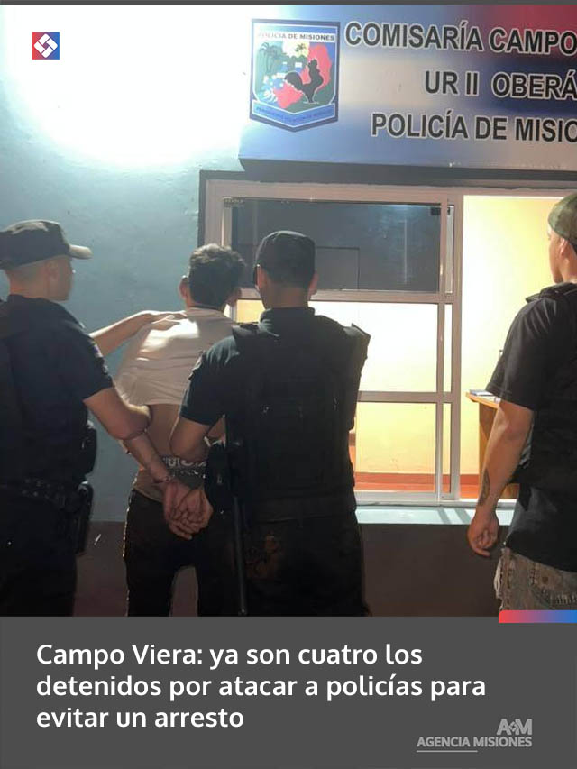 Campo Viera: ya son cuatro los detenidos por atacar a policías para evitar un arresto