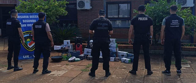 San Vicente: recuperaron herramientas robadas a una ferretería tras un rastrillaje en zona de malezas