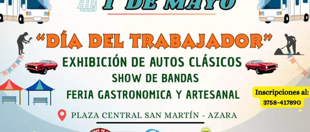 Azara: invitan al 2° Encuentro de Motorhome y exposición de autos clásicos por el Día del Trabajador