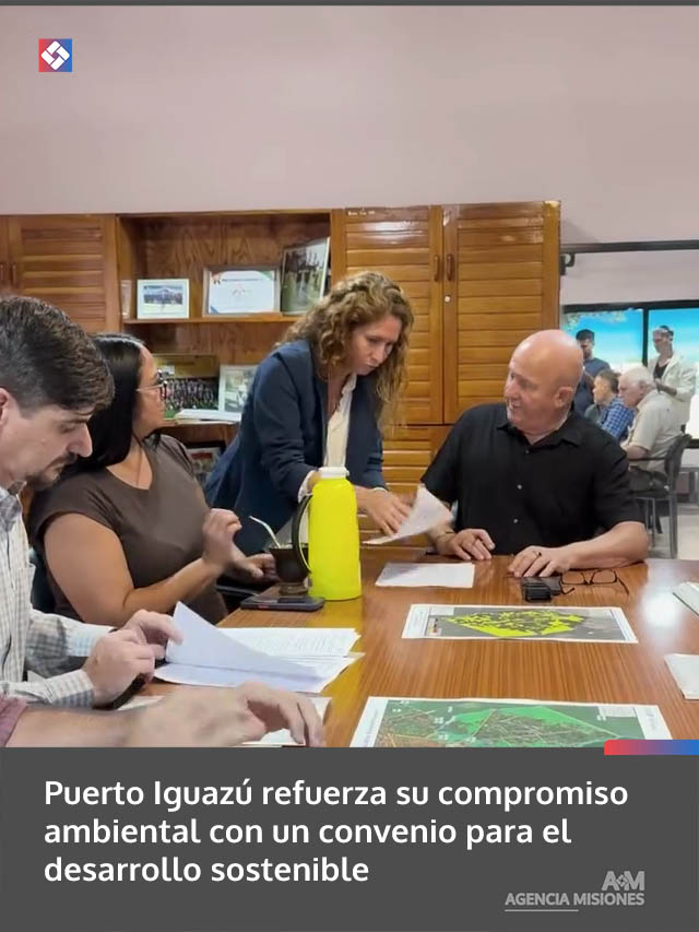 Puerto Iguazú refuerza su compromiso ambiental con un convenio para el desarrollo sostenible