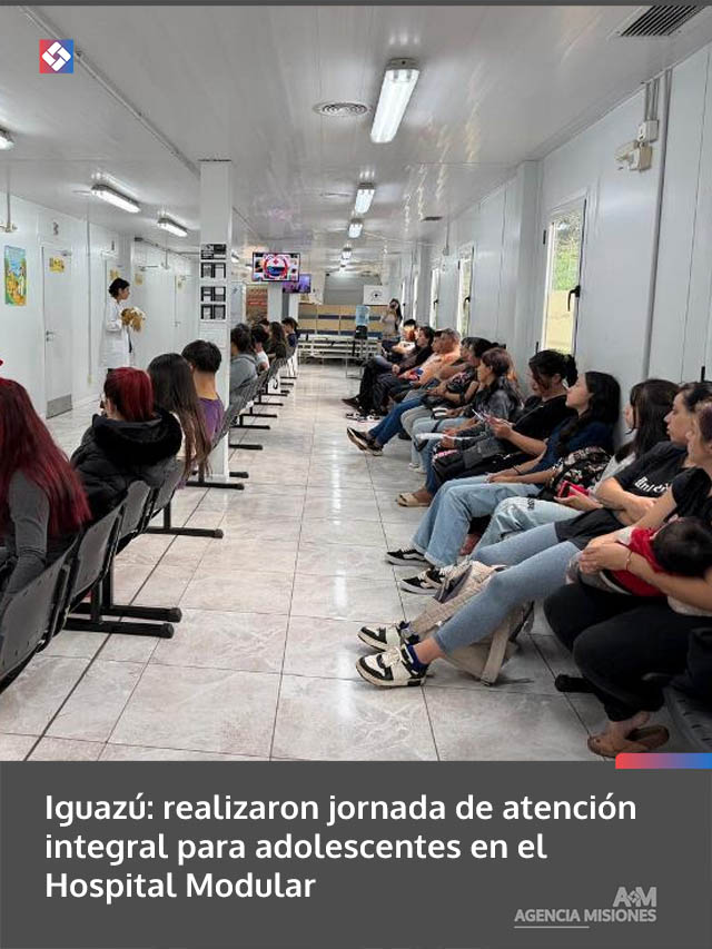 Iguazú: con amplia participación, realizaron jornada de atención integral para adolescentes en el Hospital Modular