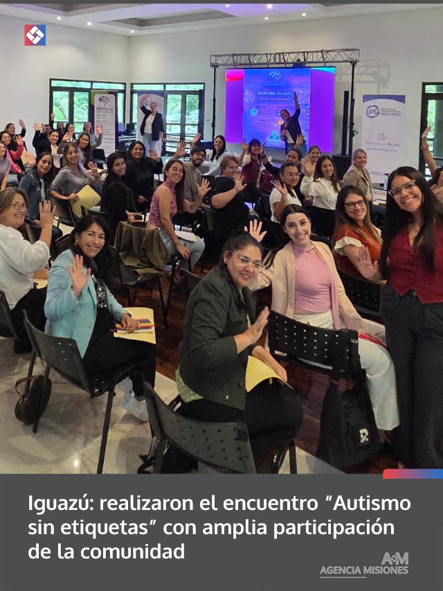 Iguazú: realizaron el encuentro “Autismo sin etiquetas” con amplia participación de la comunidad